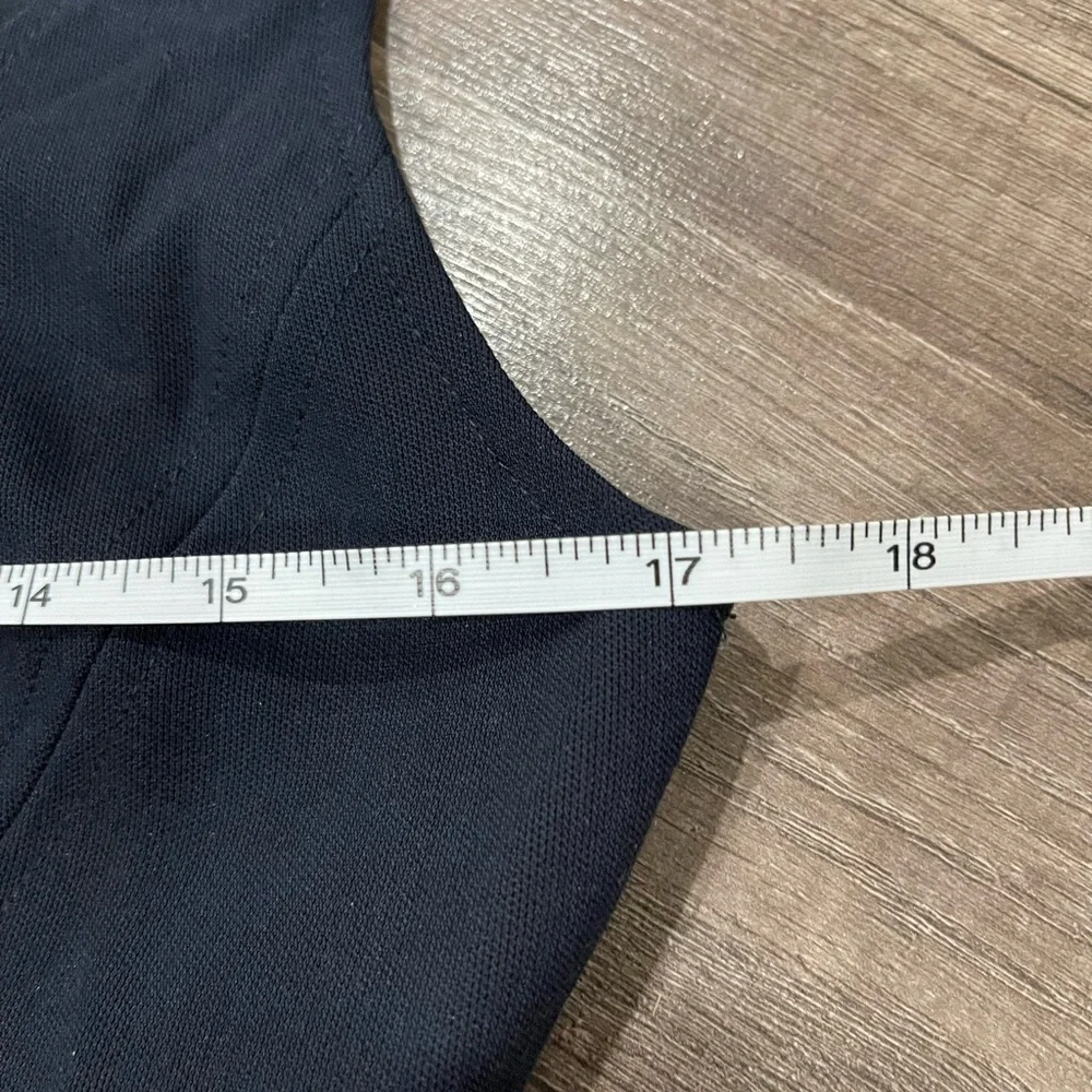 WAYF crop top navy blue Cora Snap front button top corset Dollskill free people - Picture 13 of 15